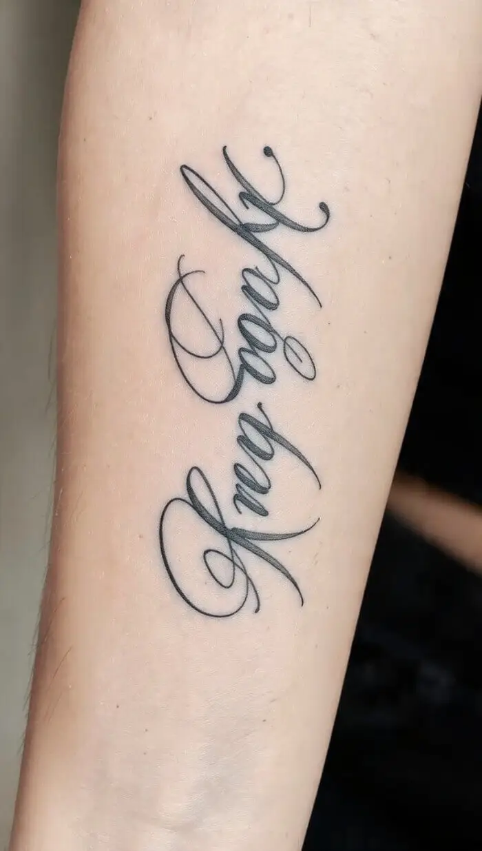 Elegant Script Tattoo Design Quote – “You Don’t Know”