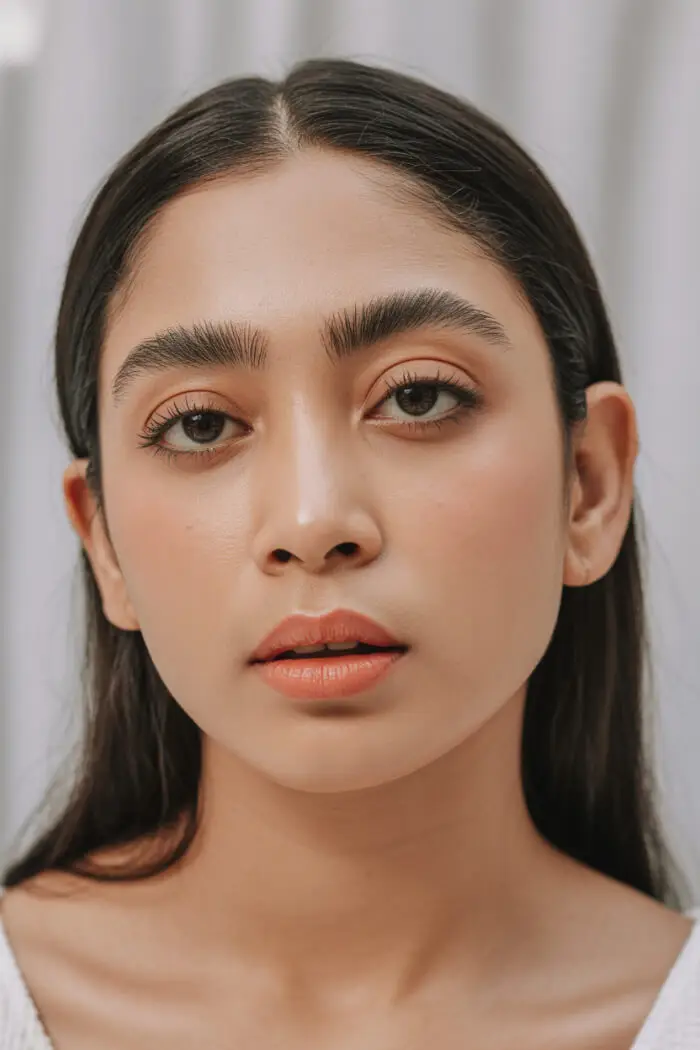 Natural Soft Glam Makeup Look with Flawless Skin & Nude Lips