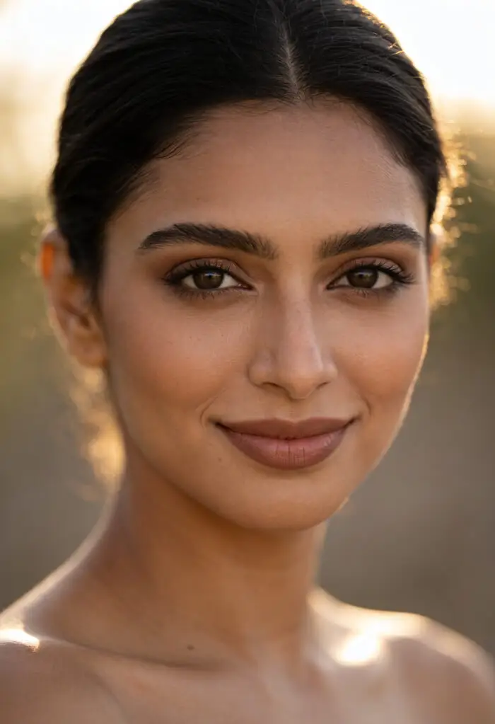 Natural Sun-Kissed Soft Glam Makeup Look for Flawless Radiant Skin