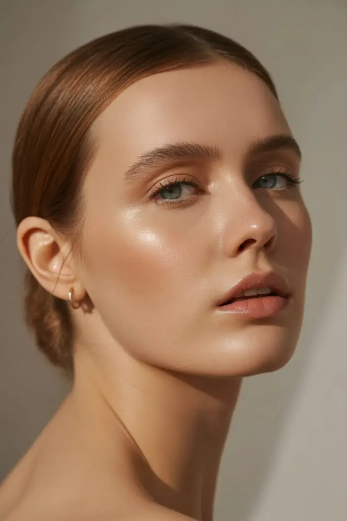 Natural Glow Makeup Look with Dewy Skin & Soft Nude Tones